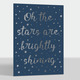Brightly Shining Foil Folded Holiday Cards Image 1 of 6